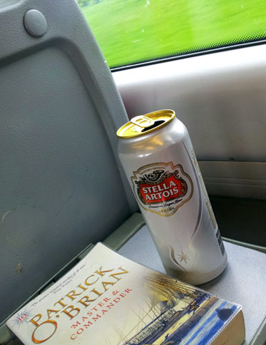 On the train home with Ms Artois