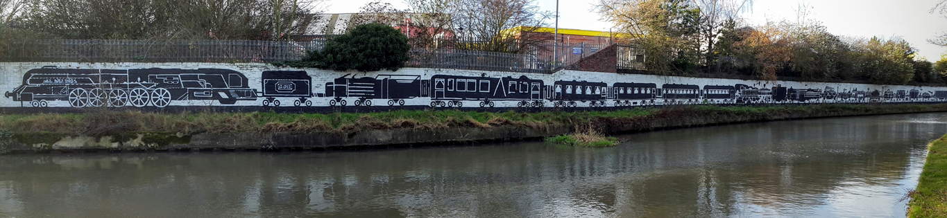 Wolverton Train Mural
