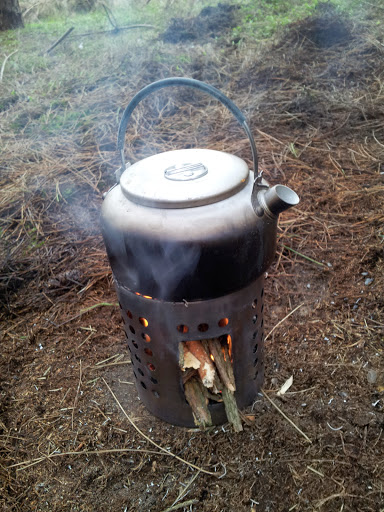 IKEA Hobo Stove in action