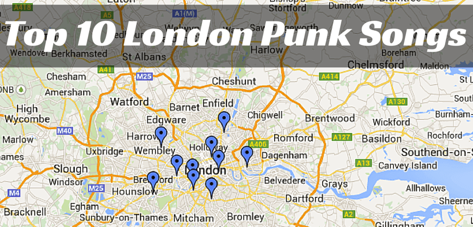 Top 10 London Punk songs banner
