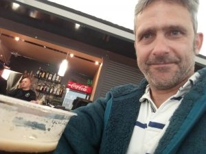 Odesa airport bar selfie